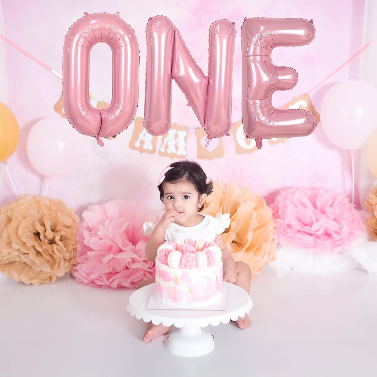 40" Balloon Letter A Pastel Pink, Large Foil Pink Letter Balloons Set A - Z for Girls, Light Pink A Helium Balloons for Women Birthday Anniversary Graduation New Year Party Decoration Supplies