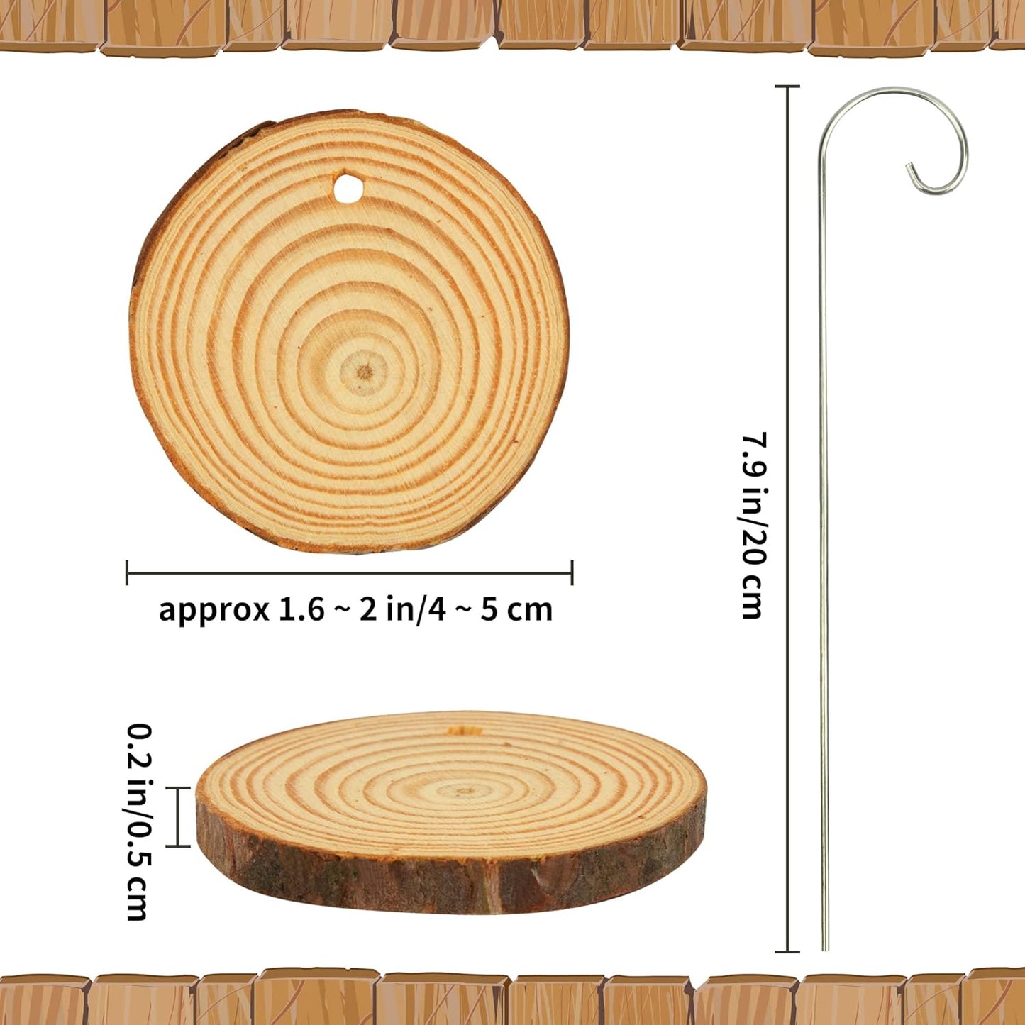 Temlum Wooden Plant Labels with Marker Pen, 25 Pcs Garden Markers Garden Label Stakes Plant Sign Tags for Flowers, Herbs, Potted Plants, Seed