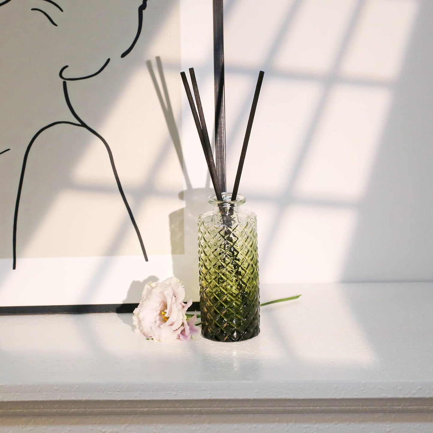 Mini Bud Vases As Wedding Centerpieces for Tables,Clear Bud Vases for Flowers,Small Flower Vases Suitable for Birthday Party,Anniversary,Wedding Reception,Baby Shower (Dark Green, 24PCS)