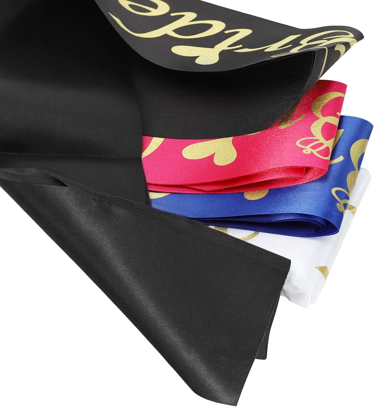 Bride Tribe Bridesmaids Sashes Sets Bachelorette Party Decorations Supplies Bridal Shower Favors Gift (Hot Pink, 8 Pcs Sash)