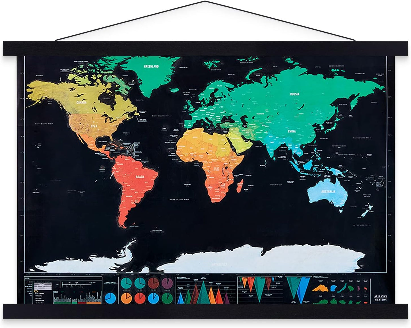 12x16 12x18 12x24 Poster Frame, Magnetic Wood Frame Frames for Photo Picture Canvas Artwork Wall Hanging (12", Black)