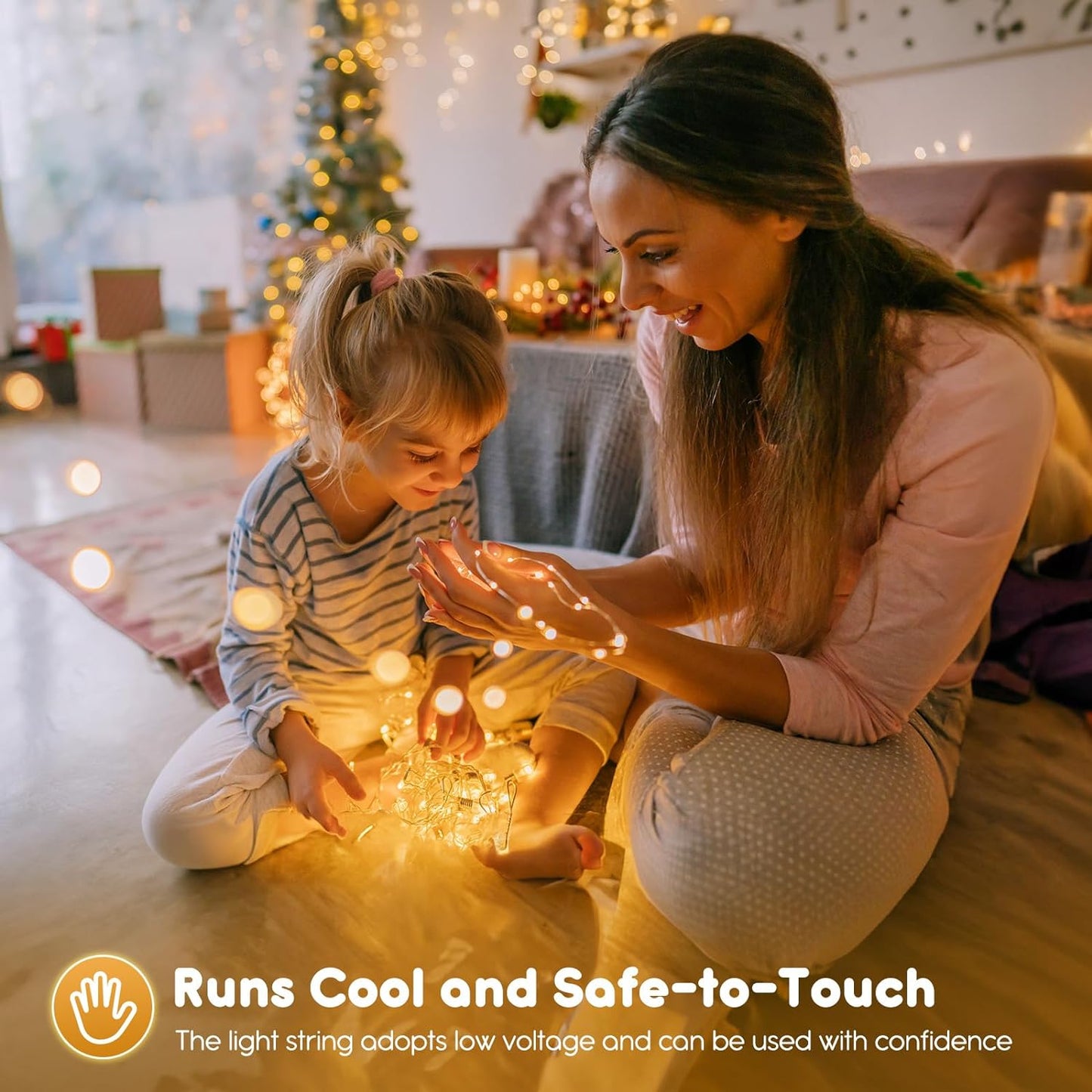 Minetom 12 Pack Fairy Lights Battery Operated String Lights with Timer - 7ft 20 LED Waterproof Silver Wire Firefly Light Waterproof for DIY Crafts Wedding Décor Table Mason Jars Party