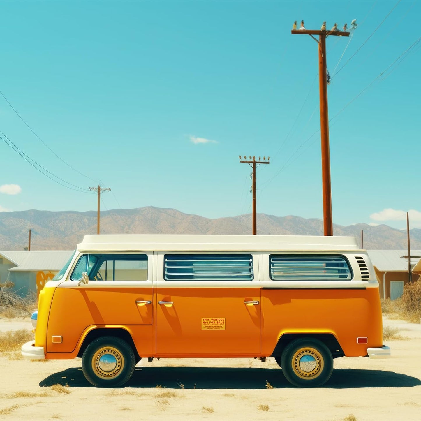 500 Pcs Car Dealership Supplies This Vehicle Not for Sale Stickers Car Dealer Yellow and Red Lettering Decal Adhesive Compliance Sticker for Vehicle Window, 6 x 3 Inches