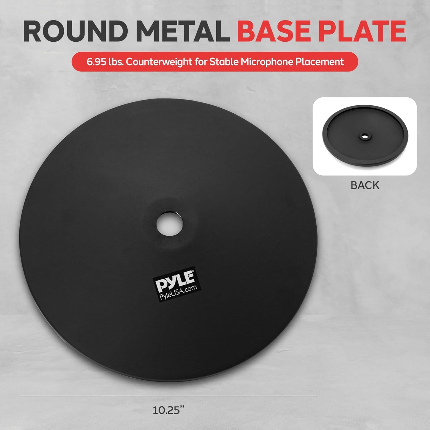 Pyle Universal Microphone Stand - M-6 Mic Holder USA Standard Adapter and Height Adjustable from 31.5” to 60” Inch High w/ Pivotable Gooseneck Mount - Heavy Duty Clutch Tension Knob PMKS32