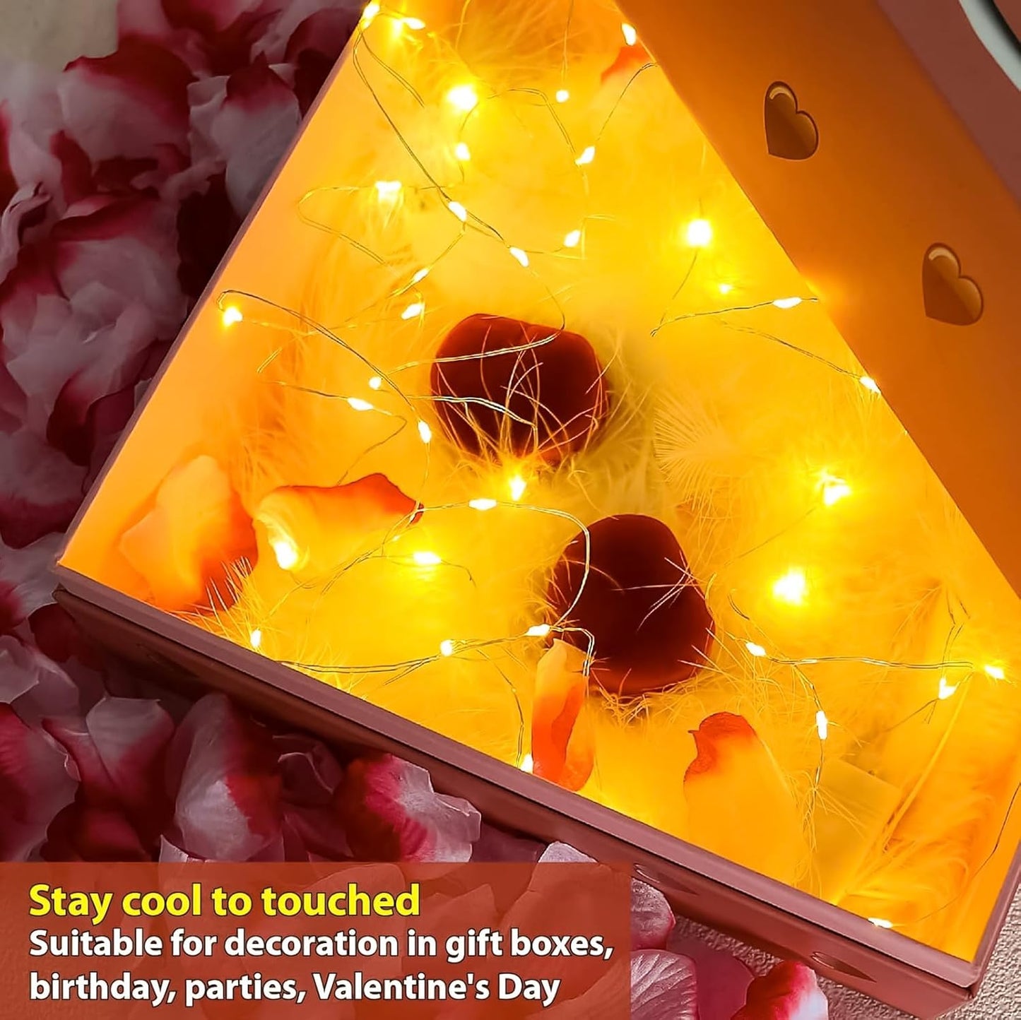 HXWEIYE 6 Pack Fairy Lights Battery Operated, 7ft 20LED Mini Firefly Starry Lights Mason Jar Lights for Indoor Outdoor Bottle Tree Party Wedding Halloween Thanksgiving(Warm White)