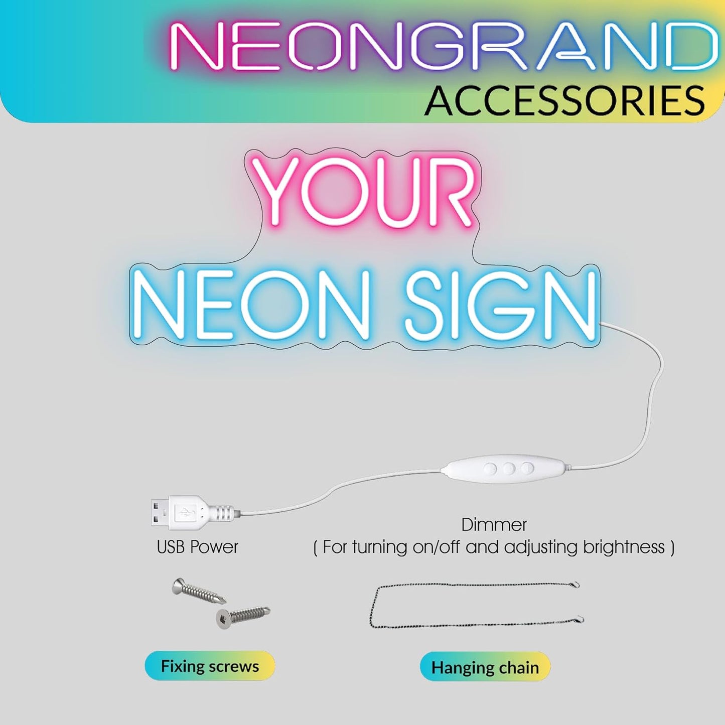 Open Bar Neon Sign Lights USB (16x10.7'') Neon Sign and Decor Led Light, Neon Signs For Man Cave Bar accessories (16x10.7'', Pink and Ice Blue)