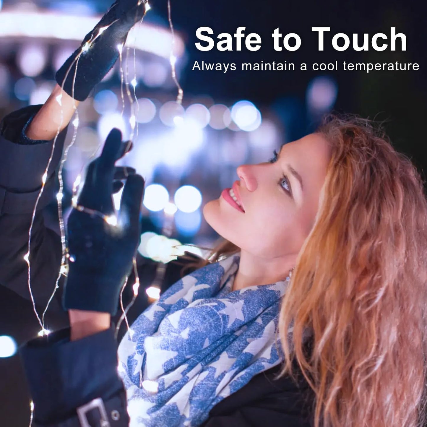 Aogist 50 Pack Fairy Lights 3 Modes 7ft 20 LED Waterproof,Battery Operated Silver Wire Firefly Starry Moon Mini String Lights for Mason Jars Christmas DIY Crafts Wedding Party Bedroom,White