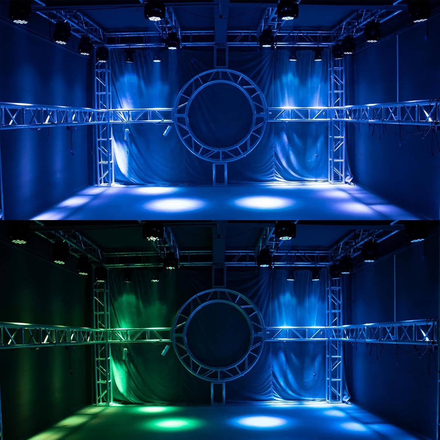 SHEHDS Moving Head Light Beam Wash LED 12x12W RGBW 4in1 DJ Lights Lighting Professional 9/16 Channels DMX512 Sound Activated Strobe Effect Stage Lights for Christmas Events Night Clubs Disco KTV Bar