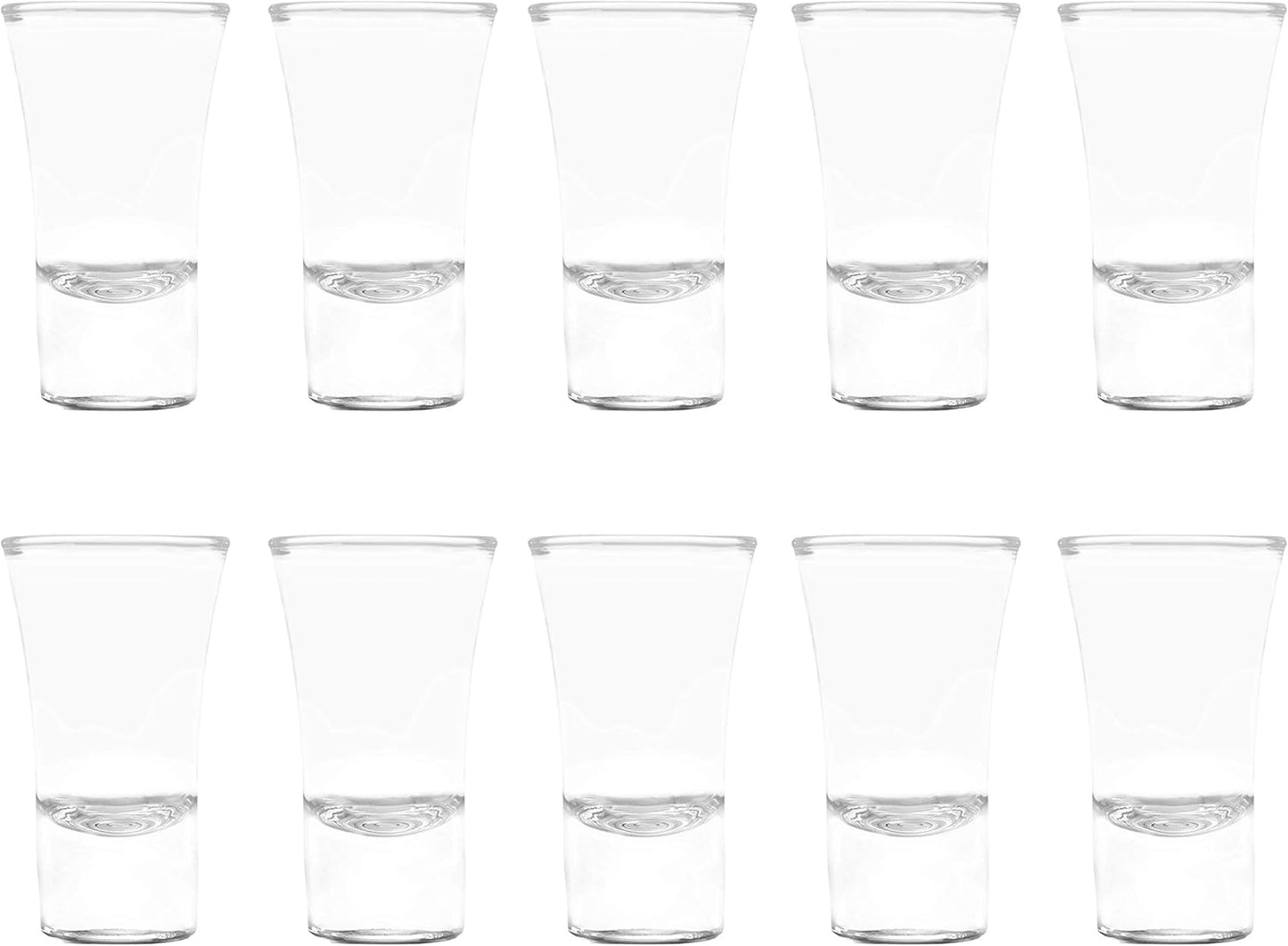 DISCOUNT PROMOS 2 oz. Lord Shooter Etched Shot Glasses, 10 pack, 21st Birthday Party, Lounge Glassware, Clear