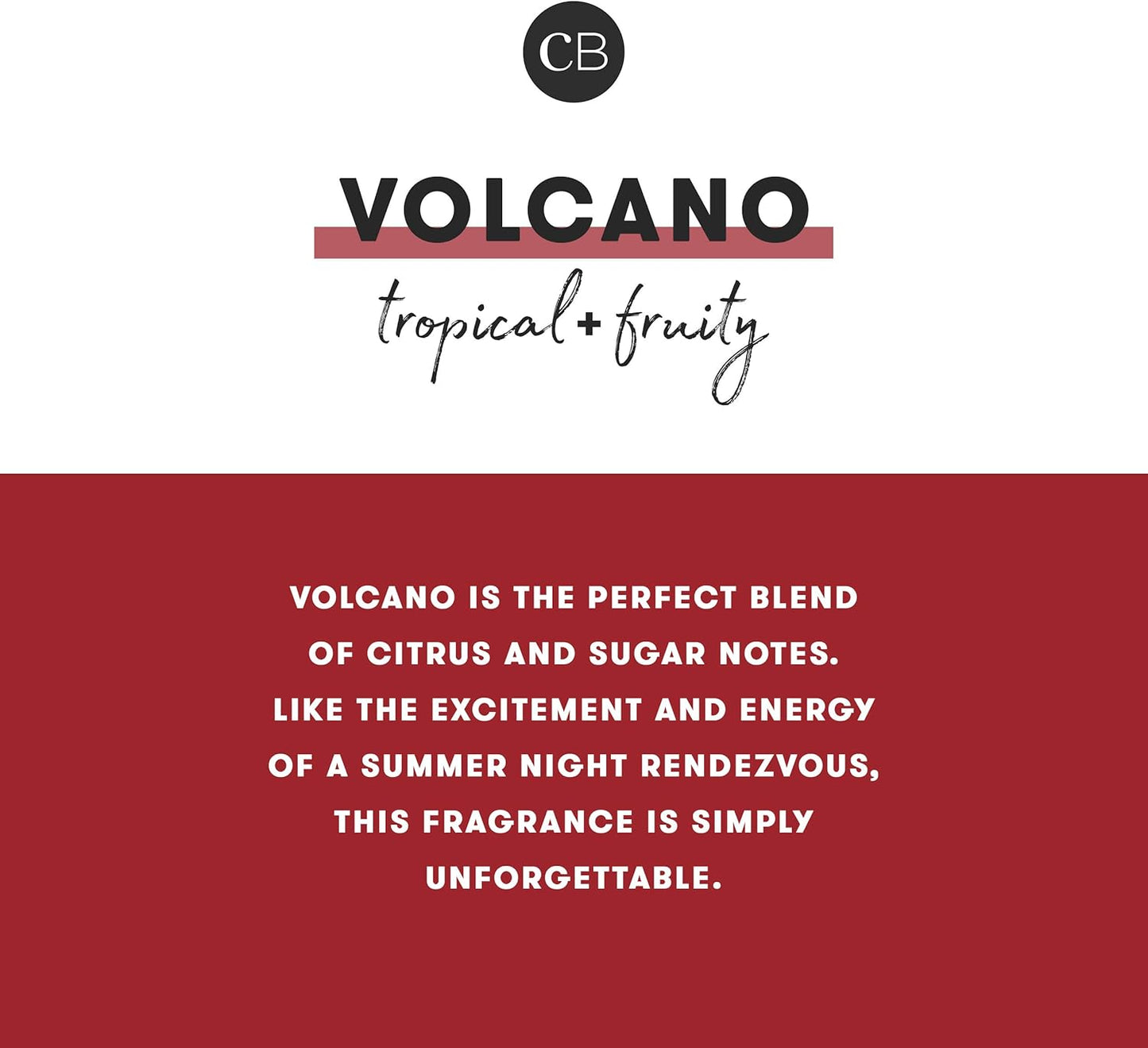 Capri Blue Volcano Scented Candle for Home - Glimmer Inverted Jar Candles - Soy Candles - Holiday Candles with White & Gold Ombre Glass Candle Holder (10 oz)