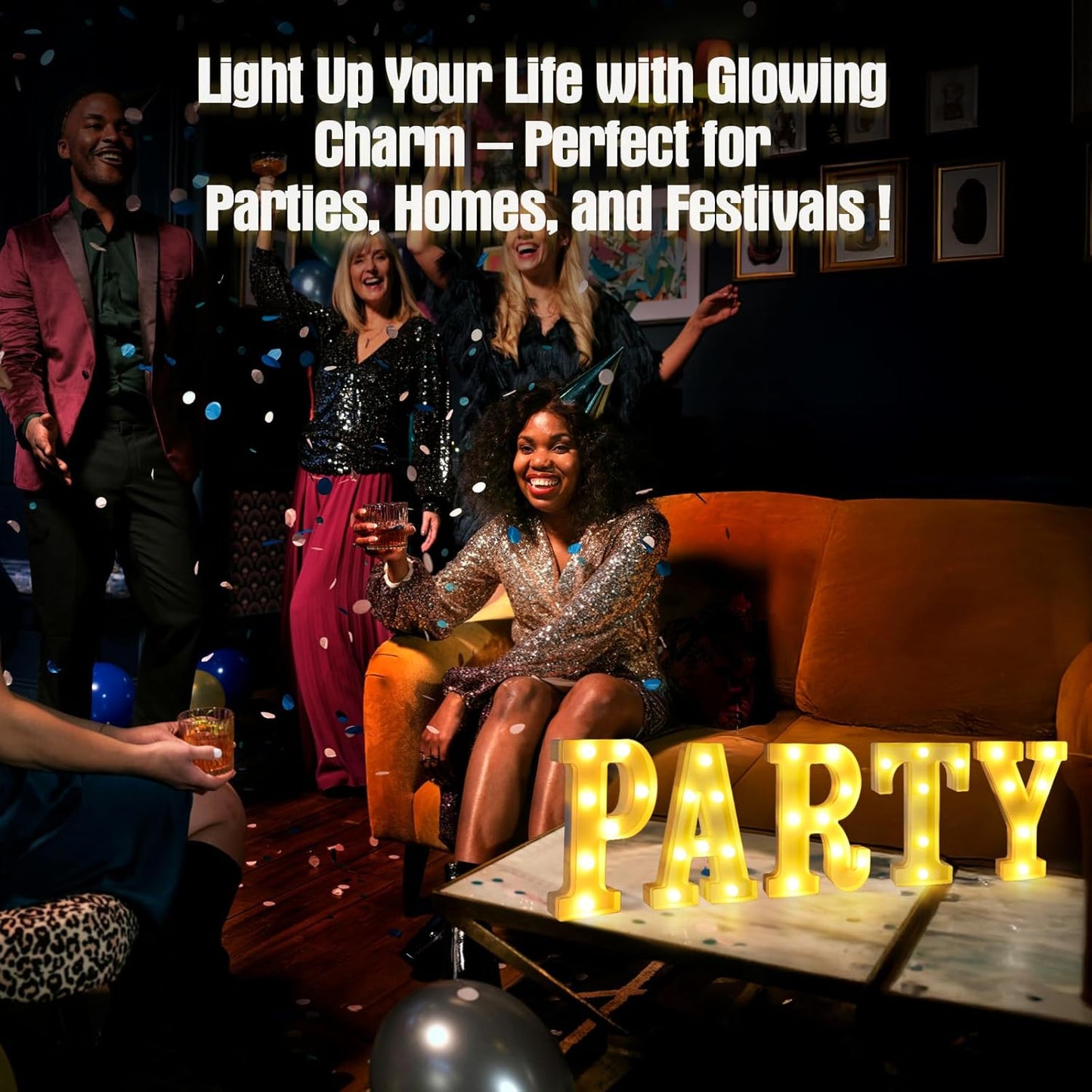 Light Up Letters N,LED Sign Marquee Letters 26 Alphabet for Party Birthday Name,Wedding,Christmas Decorations,Personalized Name Sign Letter for Centerpieces Table and Wall Decor