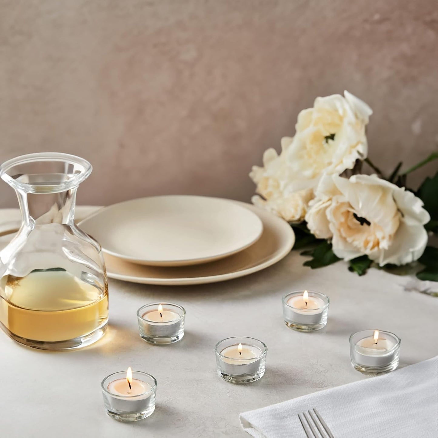 WGV Tea Light Votive Candle Holder 2x1.2 H, Clear Stubby Utility Cylinder Glass, Small Home Accent Decor, 1 Pc