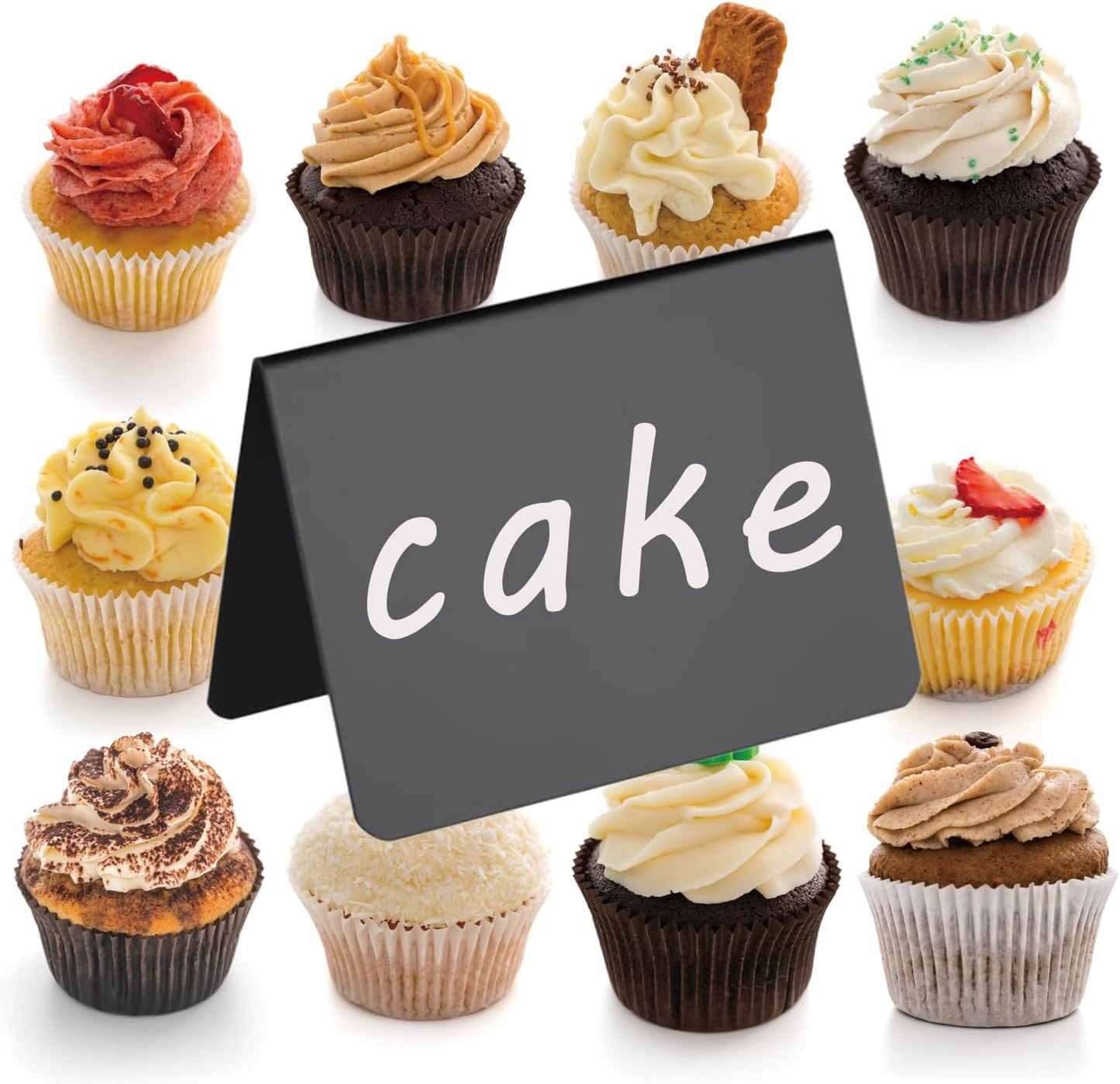 20 Pack Mini Chalkboard Signs,Food Labels for Party Buffet Weddings and Bakery Table Signs Small Chalkboard Sign Reusable Food Signs for Buffet Easy to Write On and Erase(4"x3")