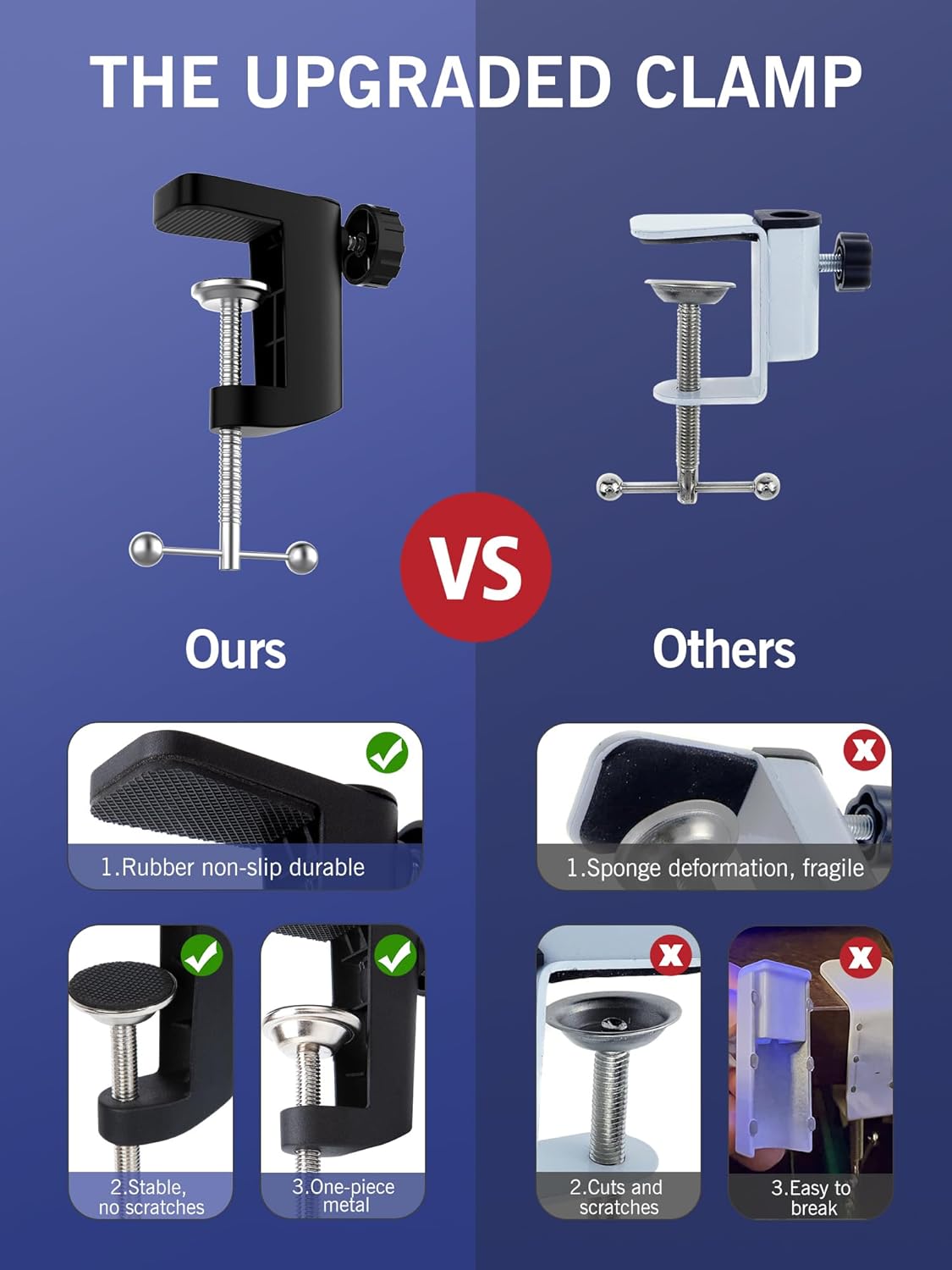 SUNMON RGB Boom Arm - Mic Arm With RGB Light, Adjustable 11 Light Modes, Microphone Boom Arm With Adapter Compatible with Fifine Microphone, Blue Yeti, HyperX QuadCast and Most Gaming Mic