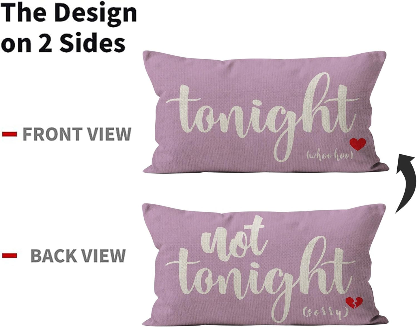 Mancheng-zi Bridal Shower Pillow Cover, Bachelorette & Wedding Gift, Funny Throw Pillow for Bedroom (Violet, 18x18)