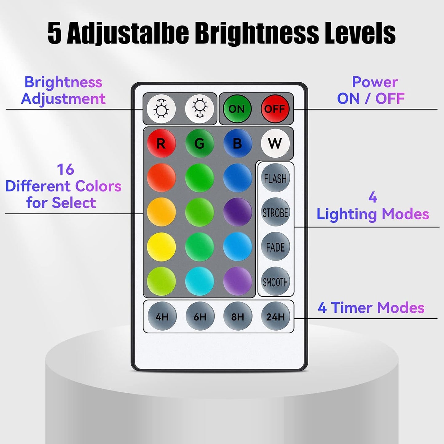 Dazzle Bright Window Curtain Fairy Lights, 300 LED RGB Color Changing Copper Fairy Lights with Remote, 4 Lighting Modes USB Powered Icicle Lights for Indoor Outdoor Wedding Party Xmas Decor