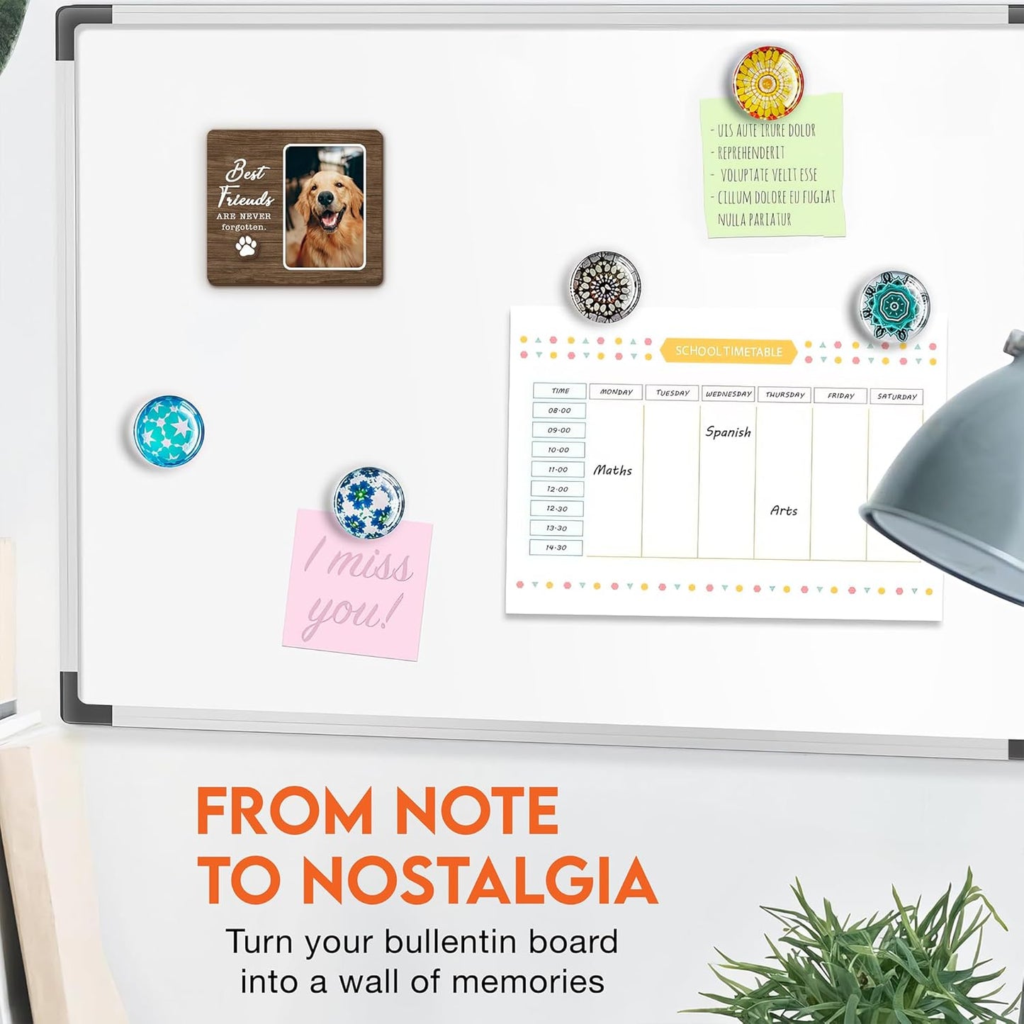 Magnetic Picture Frames - BEST FRIENDS ARE NEVER FORGOTTEN - Pet Memorial Gifts for Loss of Dog Cat - Sympathy Gift for Women Men - Dog Cat Bereavement Remembrance - Fridge Magnetic Frames