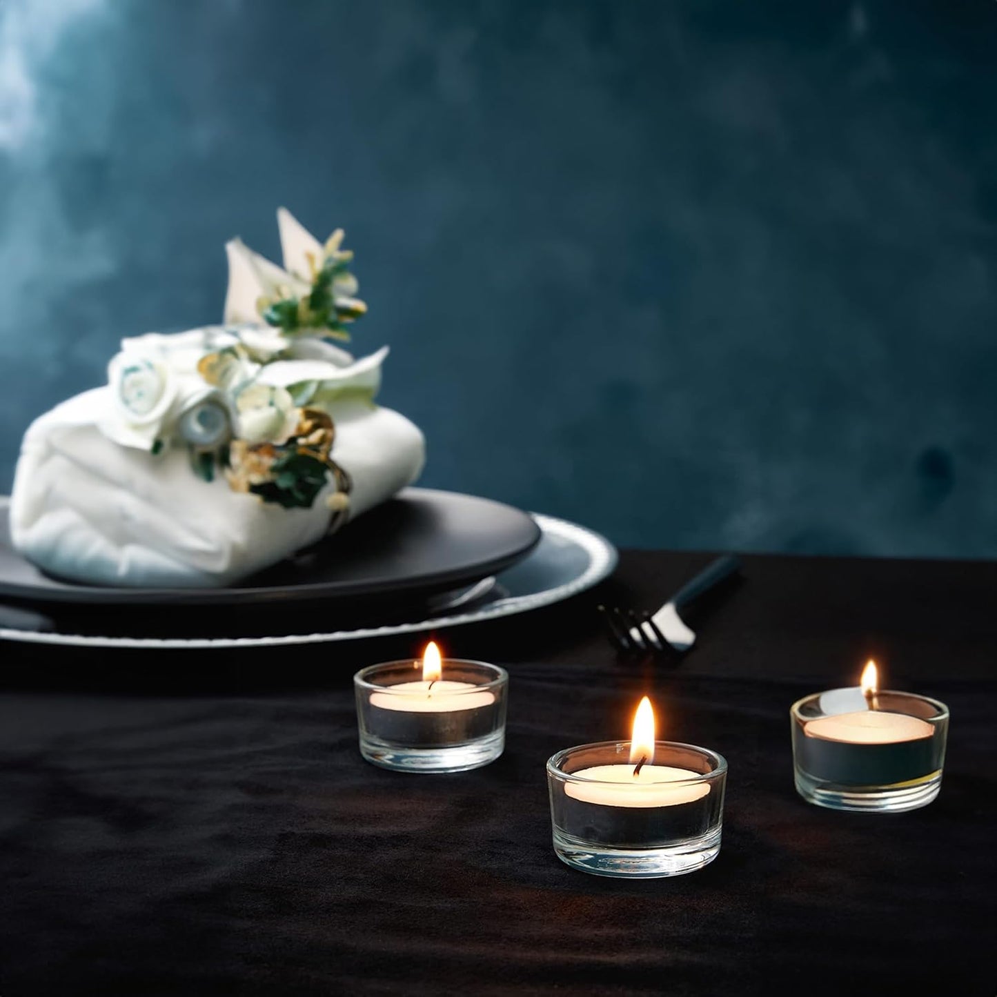 WGV Tea Light Votive Candle Holder 2x1.2 H, Clear Stubby Utility Cylinder Glass, Small Home Accent Decor, 96 Pieces