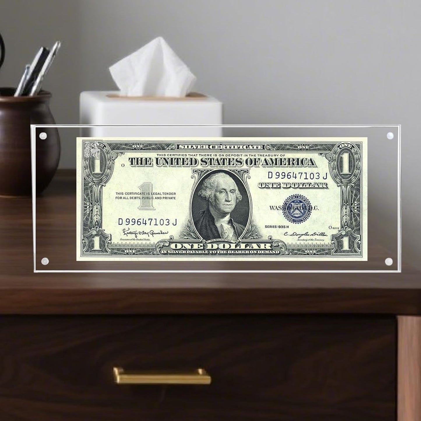 4×10 Acrylic Pictur Frame for 4x9 Business License Certificate，Panoramic Photo Frame ,mini instant photo frame for Tabletop,Thick Magnetic Double Sided Free-Standing Transparent Picture Frame. (Transparent, 4X10)