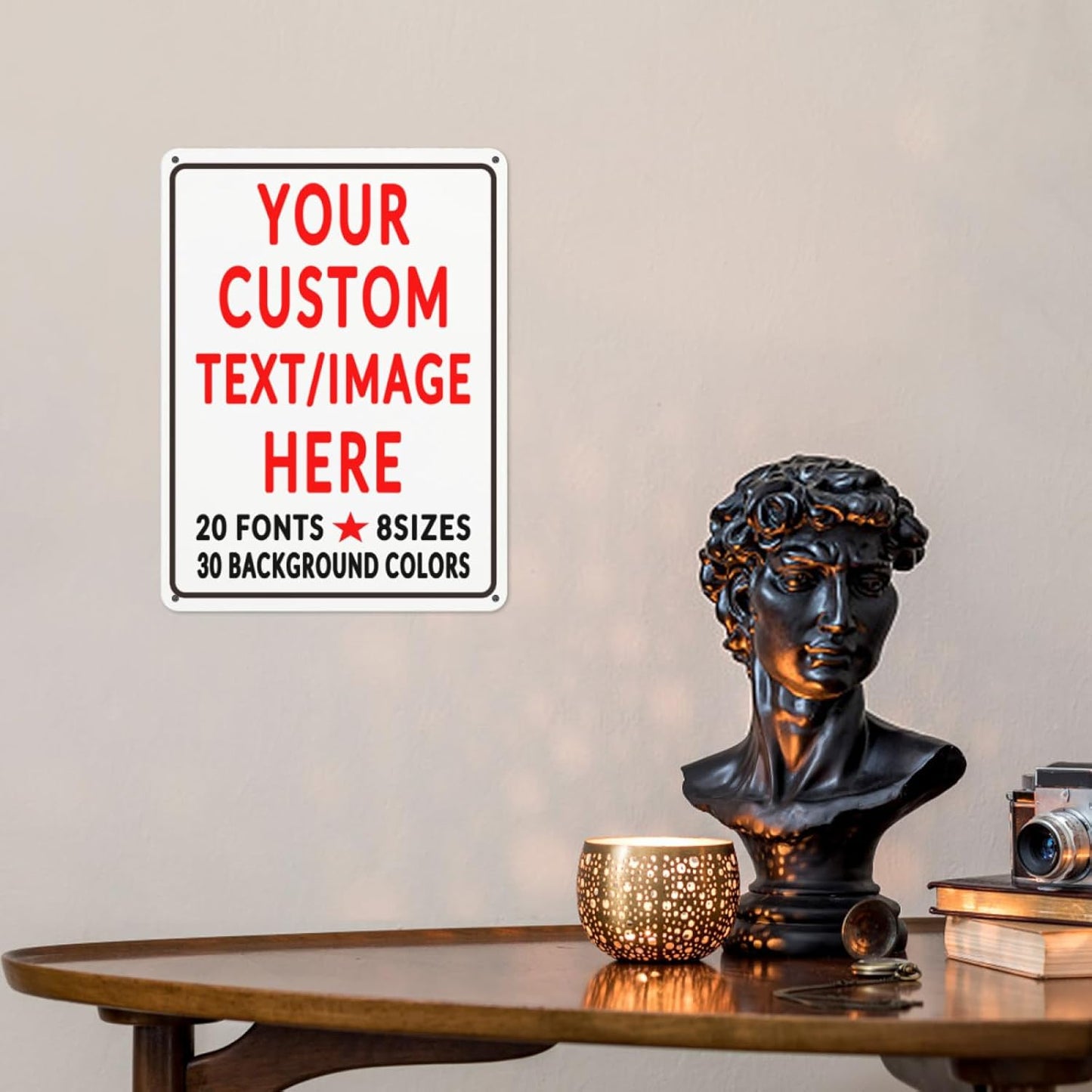 Custom Sign Personalized Custom Metal Sign, Customize For Office, Business, Workplace, Office, Home, Delivery Signs 12x16