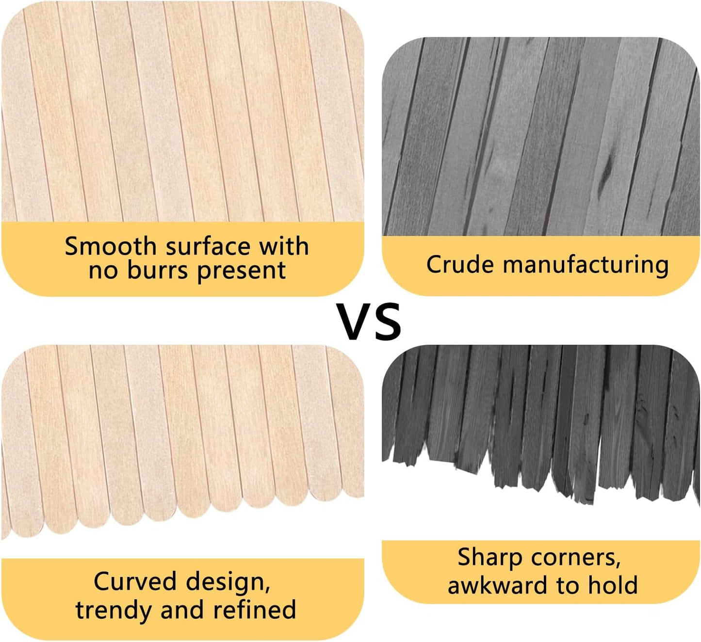 1000 Pack Birch Wood Coffee Stirrers, 7.5 Inch Sturdy Coffee Stir Sticks, Smooth Round Ends, Splinter-Free Disposable Stir Sticks for Coffee, Cocktails, Office, Home Use