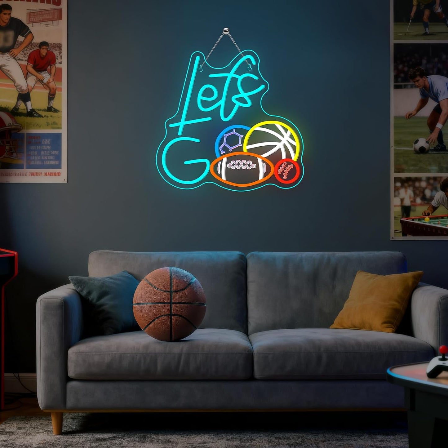let go neon sign