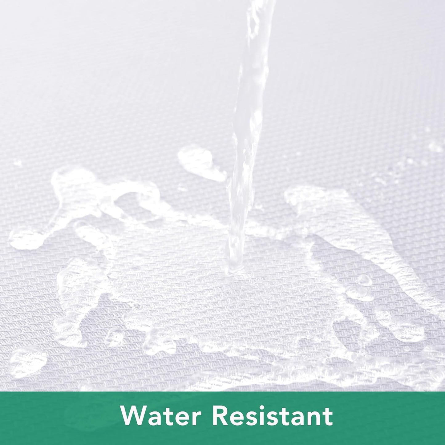 Biscaynebay Textured Fabric Tablecloths 70x120 Inches Rectangular, White Water Resistant Tablecloths for Dining, Kitchen, Wedding and Parties etc. Machine Washable