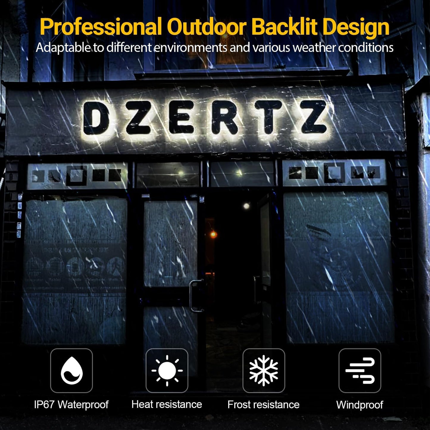 Custom Led Business Backlit Signage, Customizable 3d Laser Cut Metal Business Logo Sign For Wall, Personalized Illuminated Backlit Reverse Channel Sign For Company Office Salon Storefront Studio Cafe