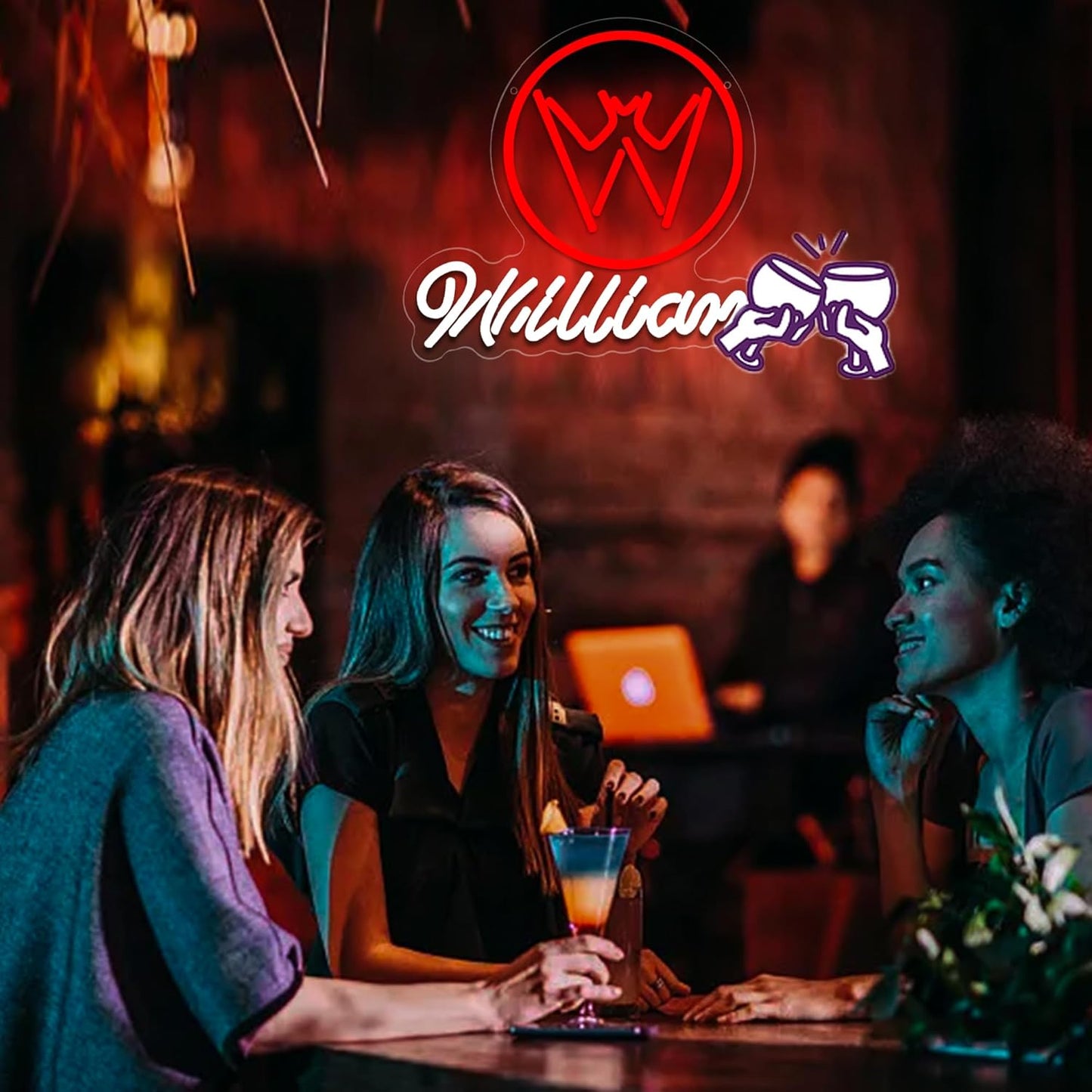 Beer Neon Sign for Wall Decor Beer Signs for Home Bar Neon signs for Wall Decor Men Whisky LED Light for Man Cave Bedroom Pub Birthday Party Decorations Gifts for Men Size15.7 * 12.2in(JTD241)