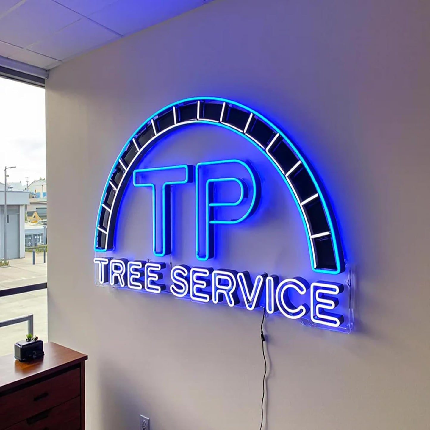 Custom LOGO Neon Sign, Personalized LED Business Logo with UV Printed, Personalized Neon Logo Light Up Sign for Business, Large Dimmable/RGB Customize Picture Logo for Studio Spa Nail Bar Shop Decor