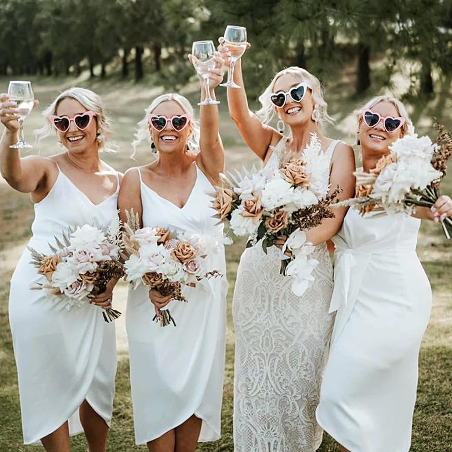 YOGFIT Heart Sunglasses for Women Fashion Classic Love Eye Protection Sunglasses Vintage Cute Heart Sunglasses