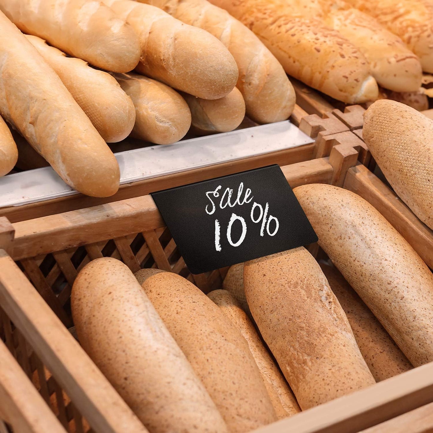 30 Pack Mini Chalkboard Signs 3x4 for Buffet & Table Use – Small Reusable Food Labels - Plastic Blackboard Display Cards for Wedding - Catering Vendor - Booths Party Tables & Bakery Displays