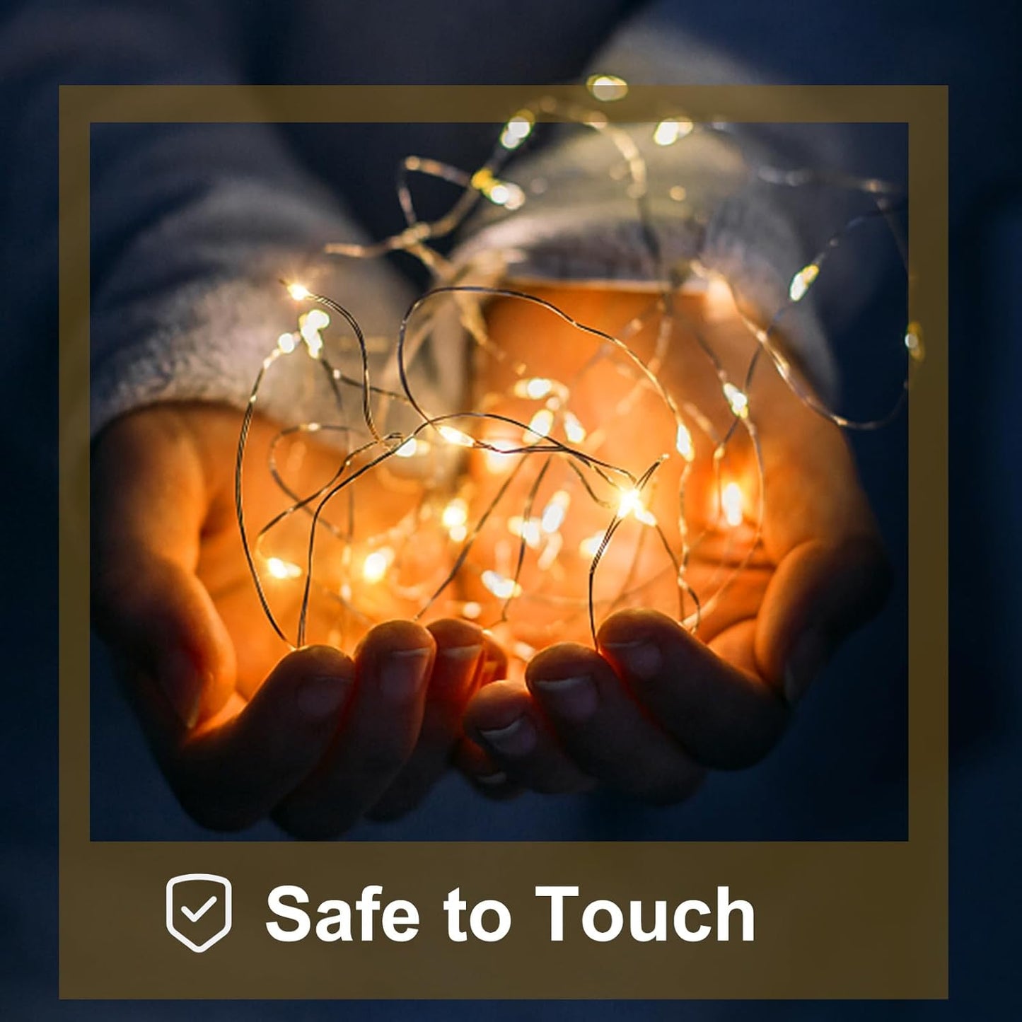 24 Pack Led Fairy Lights - Warm White, Battery Operated LED Silver Wire String Lights, 7FT 20LED Mini Firefly Starry String Lights Waterproof Led Twinkle Lights for Mason Jar DIY Christmas Decor