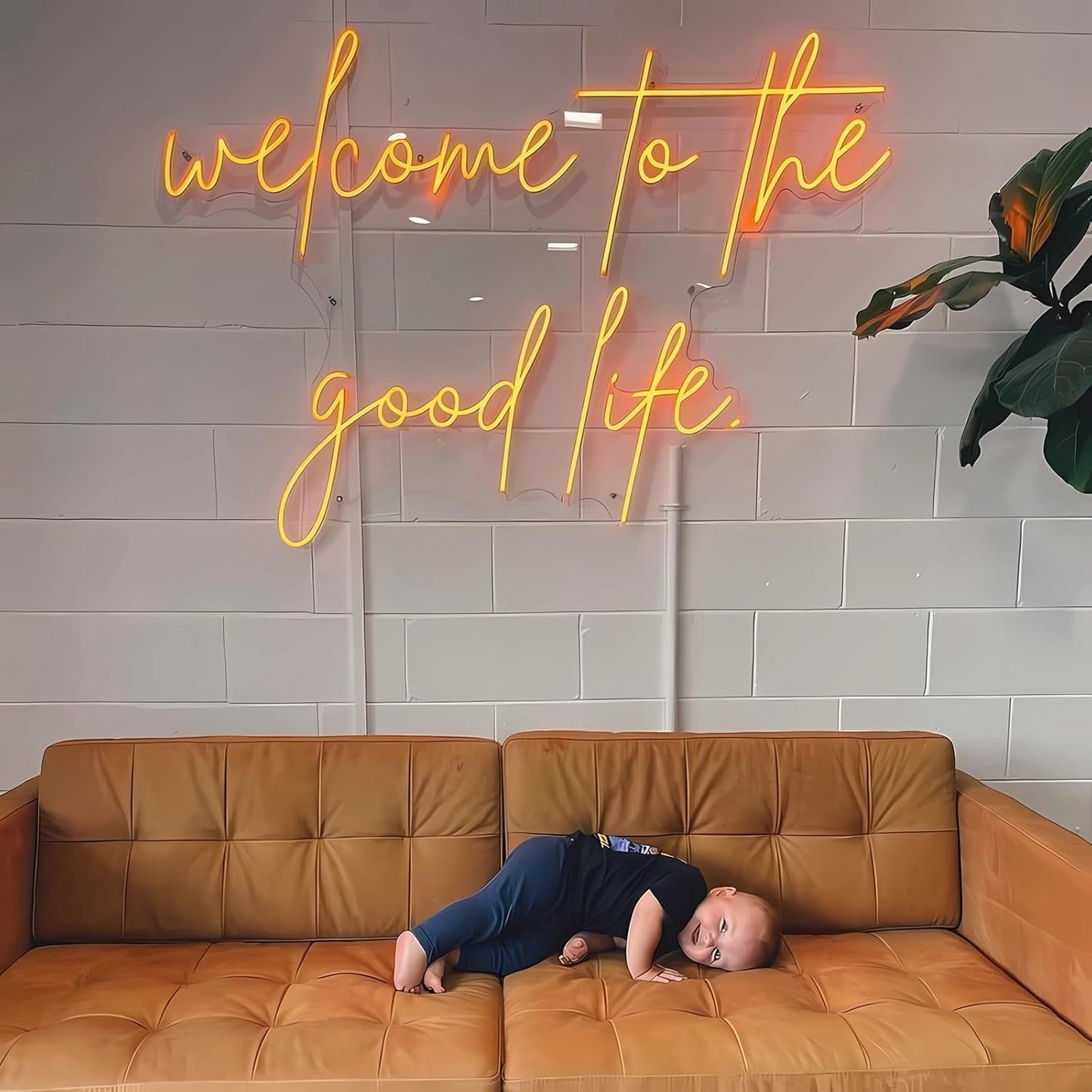 MOLCOVEX Custom LED Neon Signs for Wall Decor Personalized Name Lights for Wedding Bedroom Home Decor Game Room Bar Salon Birthday Party Business Large Logo (2 Lines Optional 18" to 60")