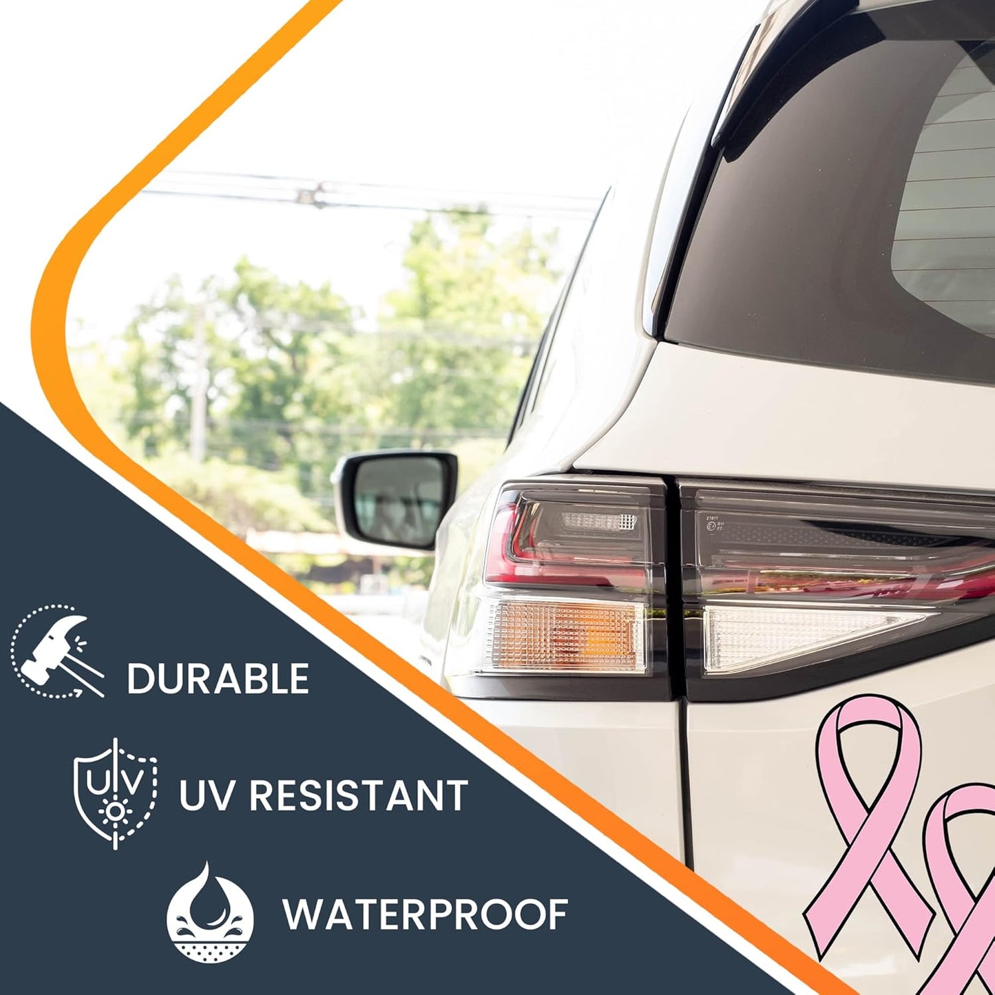 Magnet Me Up: Support Breast Cancer Awareness Pink Ribbon Magnet Decal - 2 Pack, 3.5x7 Inches, Heavy-Duty Automotive Magnets for Car, Truck, SUV - Raise Awareness and Show Support with This Magnet