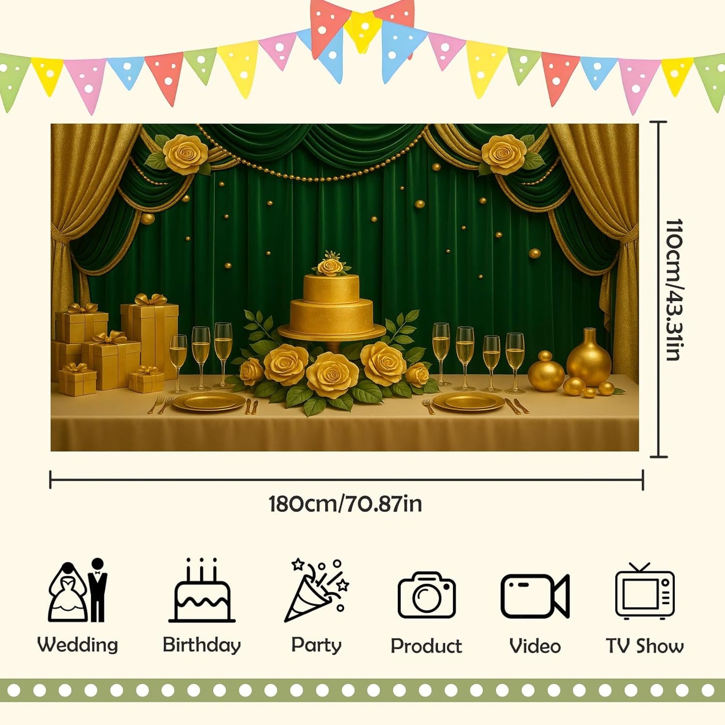 9Line 13L Helium Tank Up To 50 Latex Balloons,Helium Tank For Balloons At Home,50 12-Inch Avocado Green Latex Balloons, 17 Foil Balloons, 1 5.9X3.6Ft Backdrop, 8 Accessory Tools