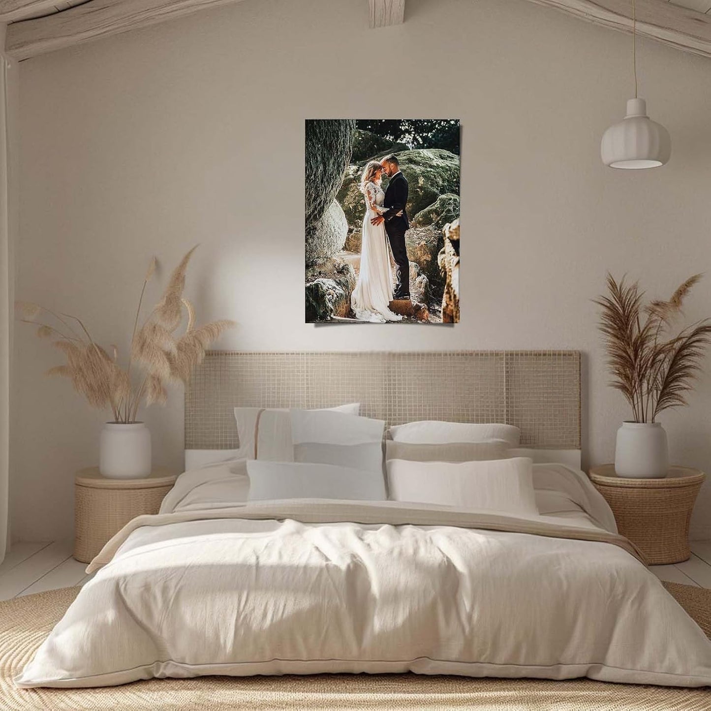Personalized Custom Canvas Print: Photo to Framed Canvas Art (8x8) - Ideal for Home Decor & Gifts