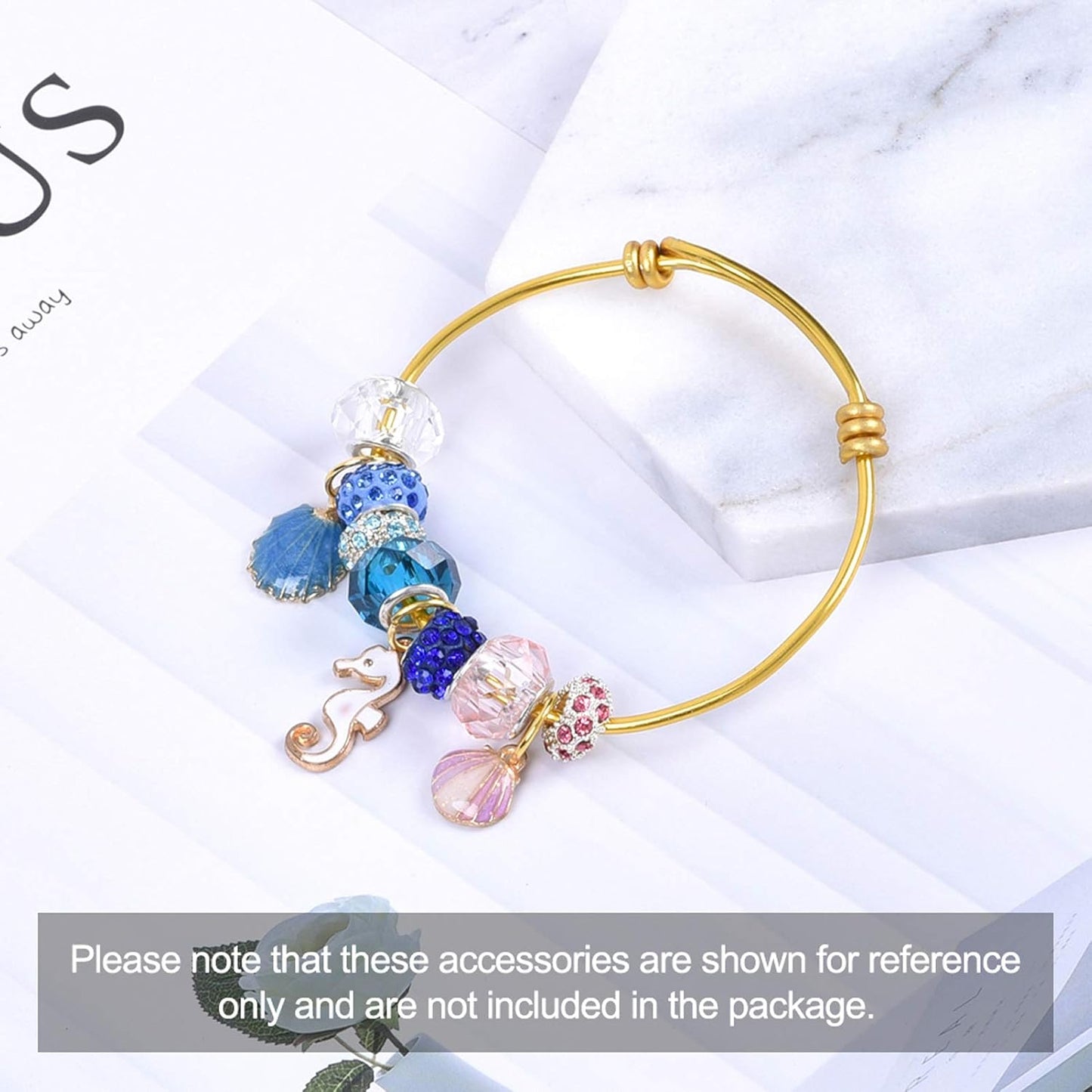 Fashewelry 180 Feet 2mm Gold Aluminum Wire Bendable Metal Craft Wire for Beading Sculpting Jewelry Making