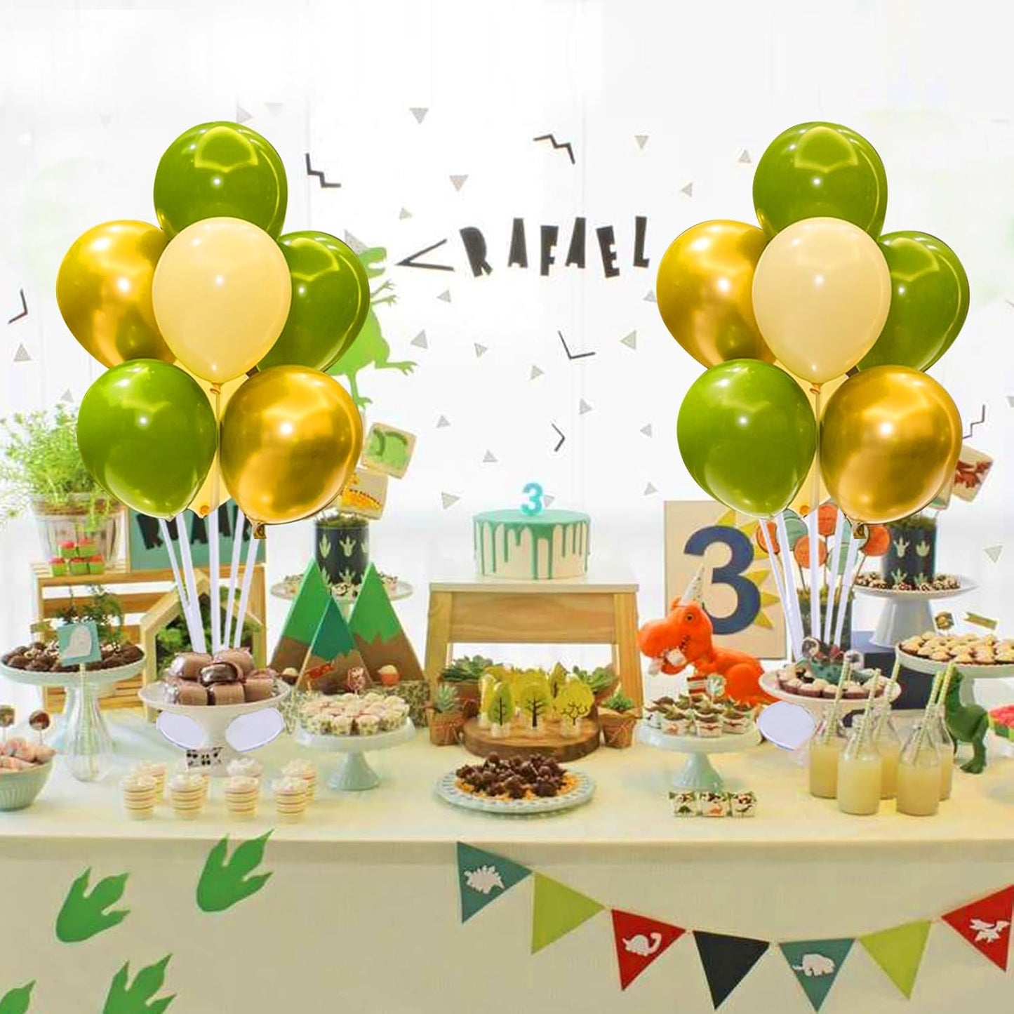 8 Set Balloon Stand Kit - Balloon Sticks With Base for Table Balloon Centerpiece Decorations for Birthday Graduation Gender Reveal Baby Shower Party Decorations