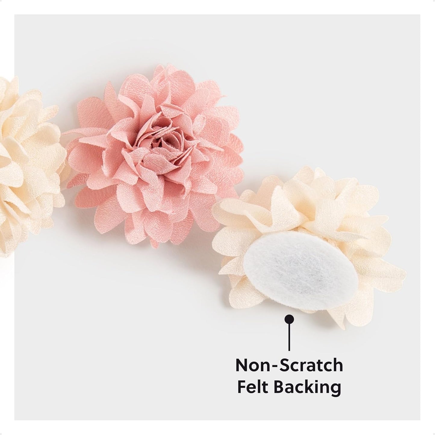 U Brands Mini Flower Fashion Small Magnet Set, Pink and Cream, 12 Count, Office Supplies for Classroom or Office Decor, Cute Magnets for Whiteboard