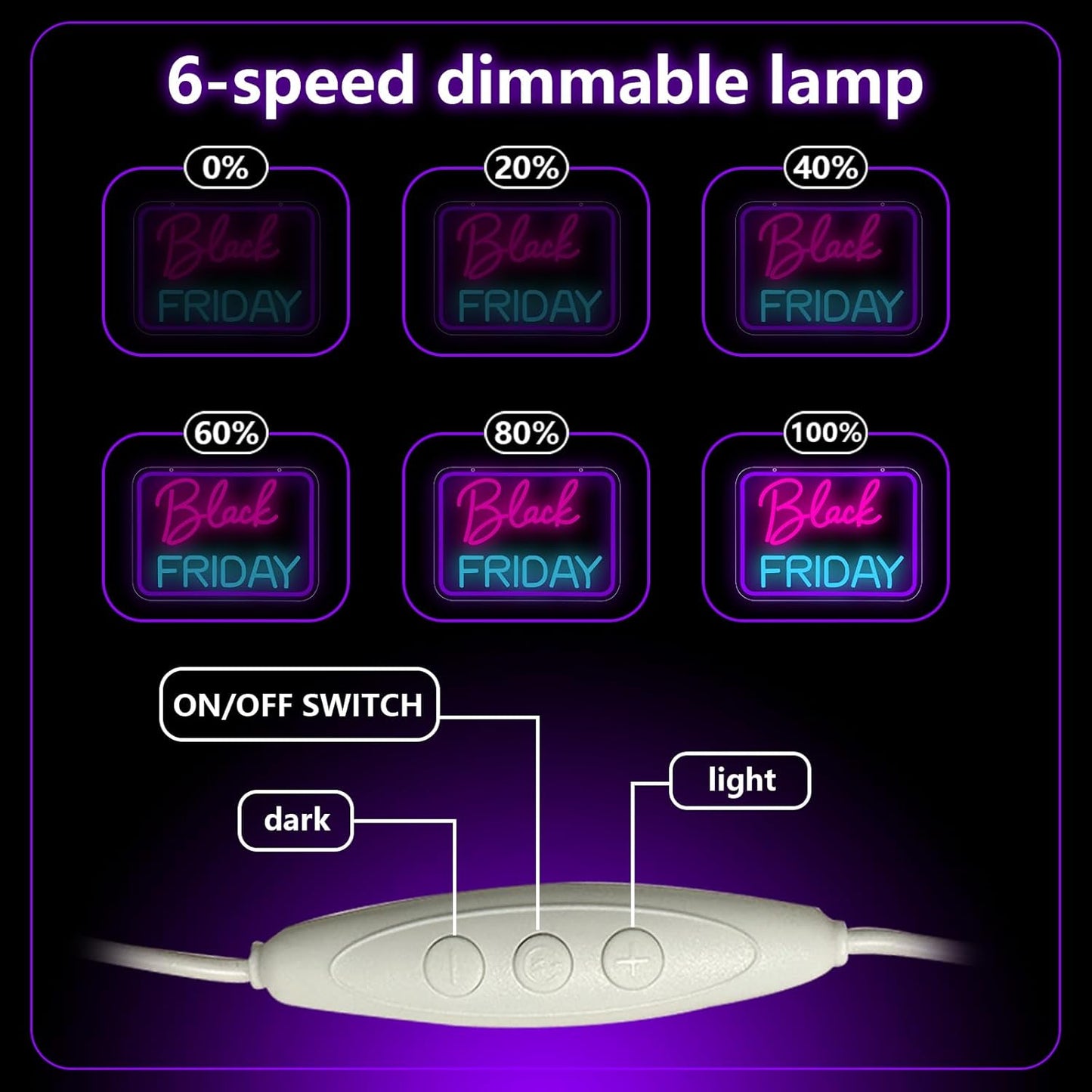 LED Business Neon Sign, Led Neon Light Signs for Store Shop Malls Bright Advertisement Sign for Wall Decor Window Dimmable USB Powered(14.6" × 10.6")