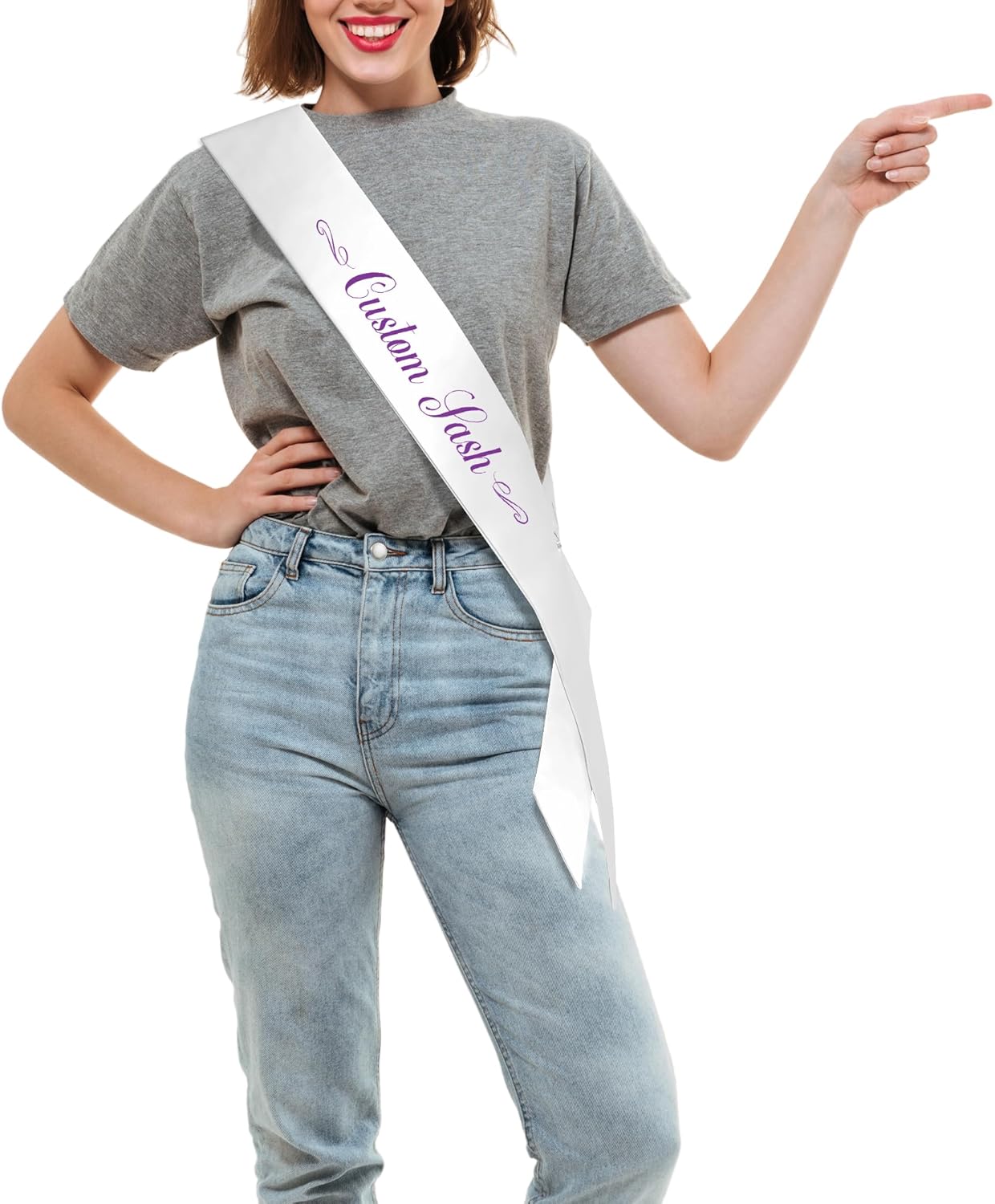 Custom Sash Double-Layered Pageant Sash