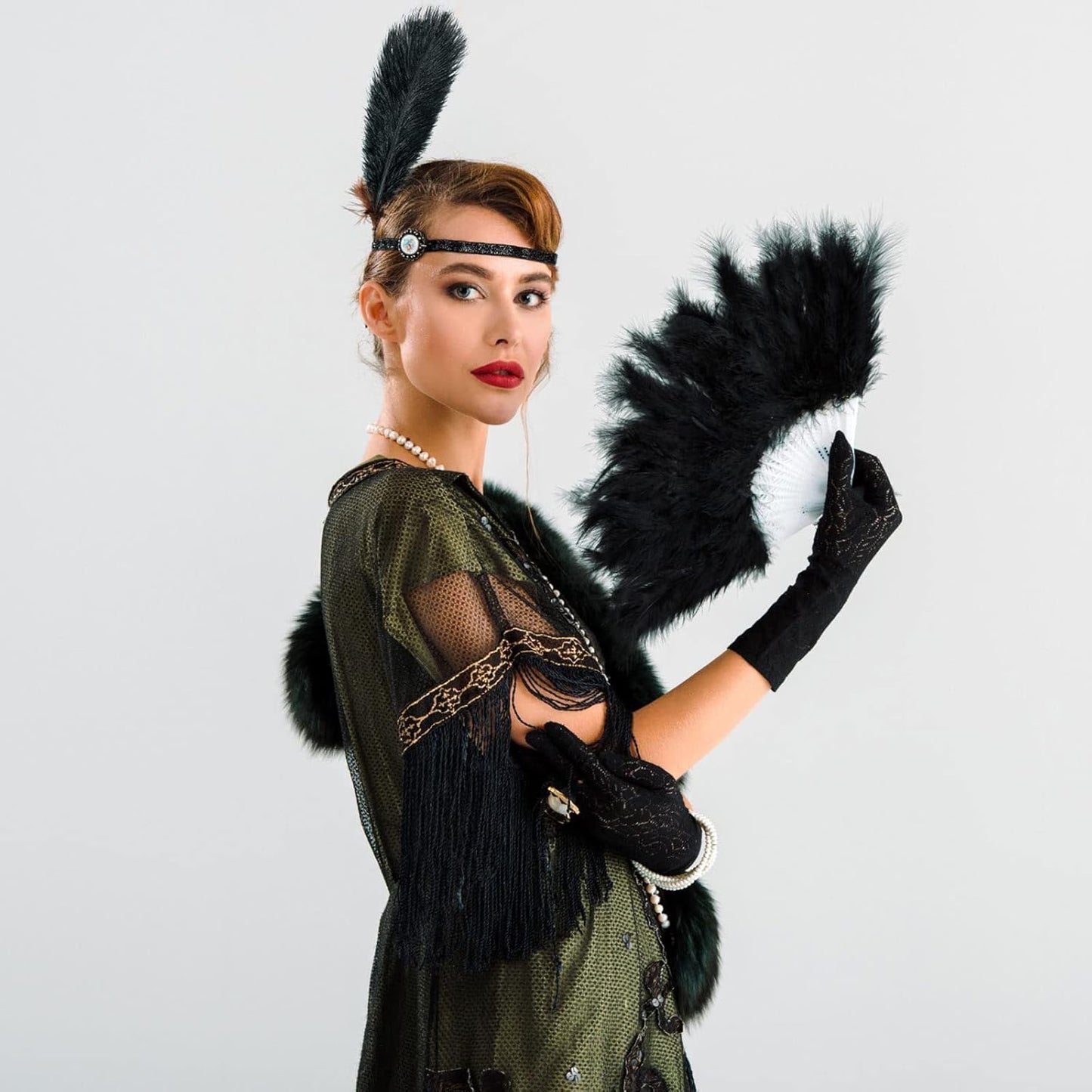 Maitys 90 Pcs Large Natural Ostrich Feathers Bulk 14-16 Inch (35-40cm) 12-14 Inch (30-35cm) 10-12 Inch (25-30cm) Ostrich Feathers Plumes for Centerpieces Wedding(Black)