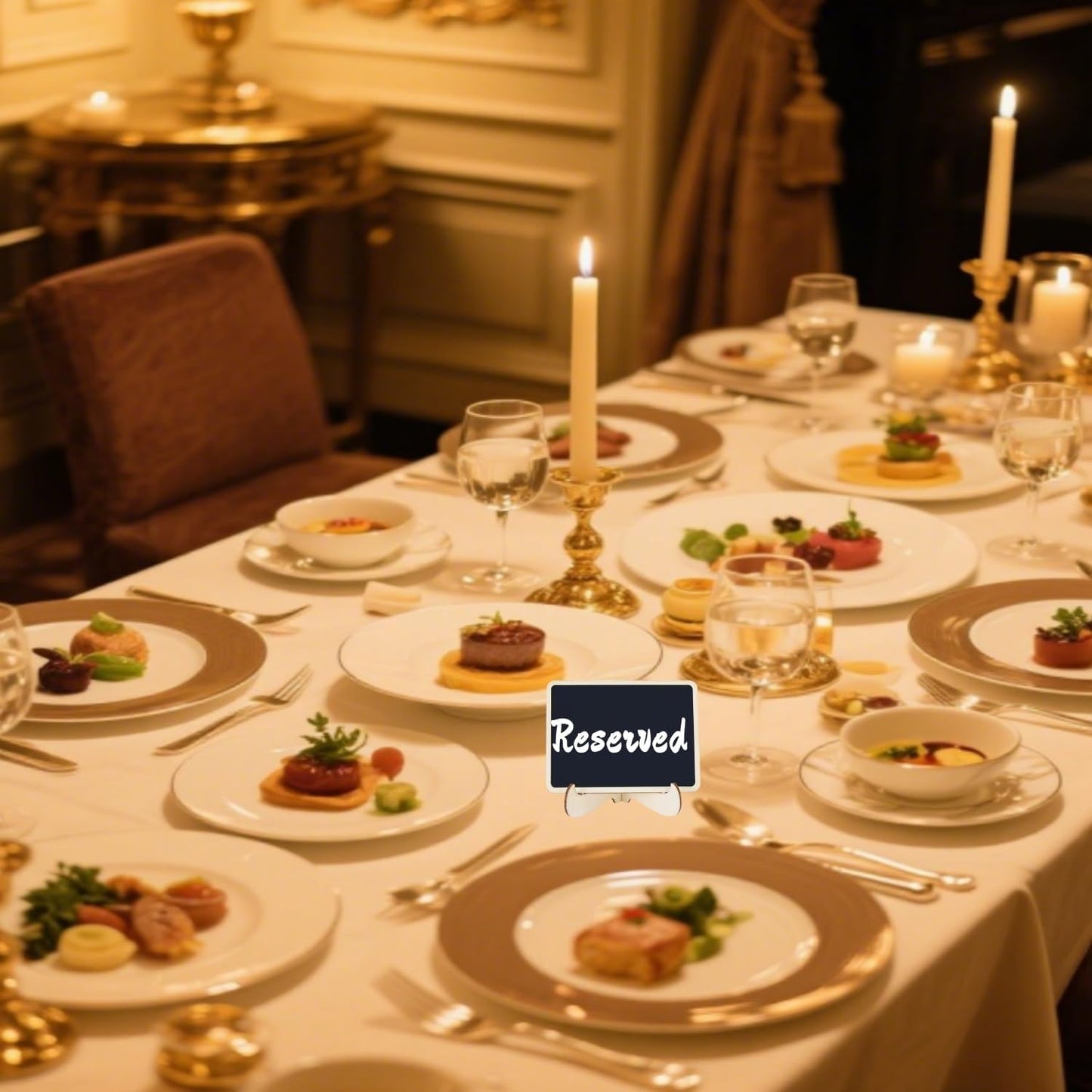 20 Pack Mini Chalkboard Signs with Easel Stand, Reusable Wooden Food Labels for Party Buffet, Blackboard Labels for Wedding, Table Numbers, Name Tags Place Cards (5 Markers and 20 Stickers Included)