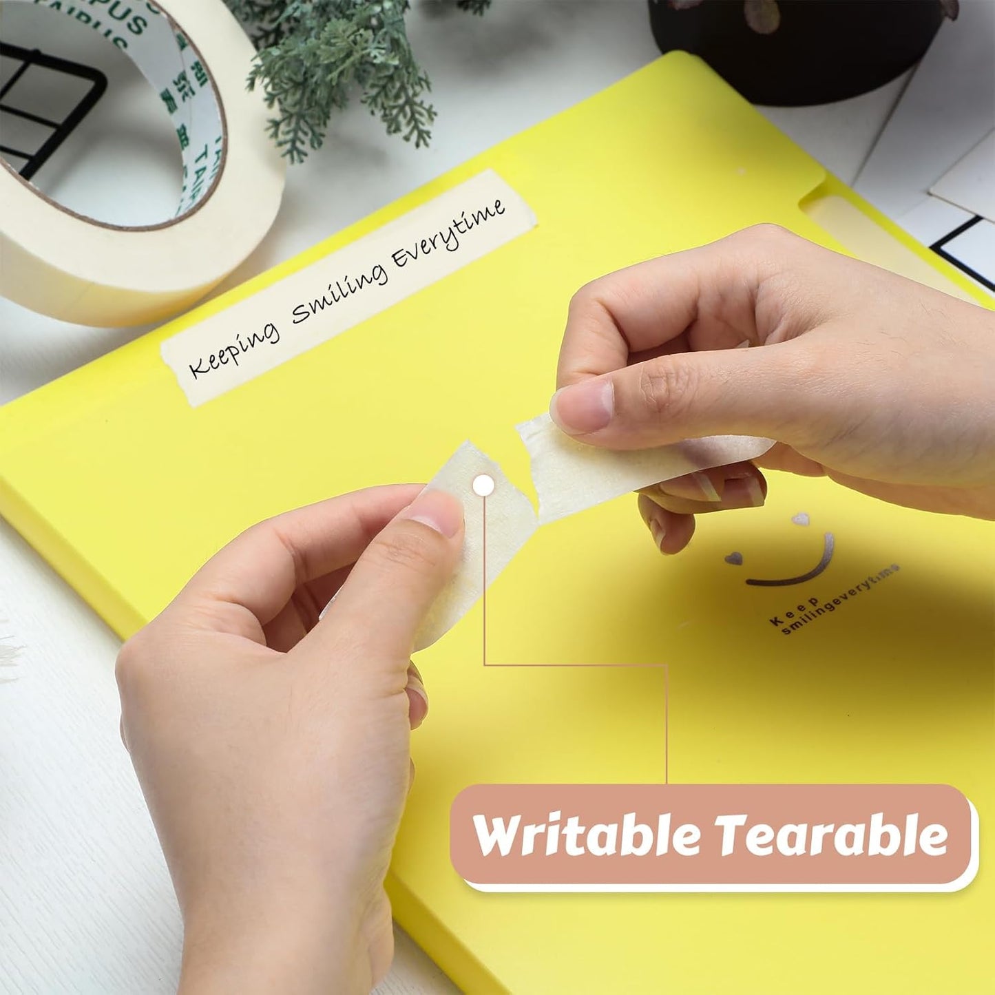 Masking Tape Bulk General Purpose Masking Painting Tape 55 Yards for Painting Home Office School Stationery Arts Crafts Basic Use, Easy Removal(60 Rolls,0.8 Inch)