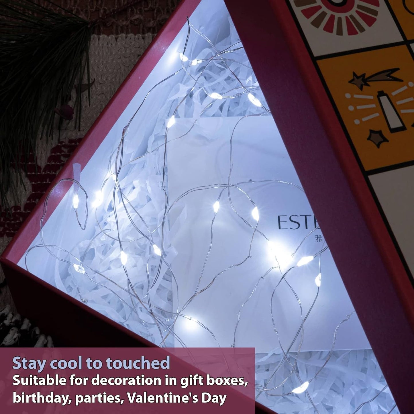 HXWEIYE 12 Pack LED White Fairy Lights Battery Operated, 7ft 20LED Mini Fairy String Lights Mason Jar Lights, Waterproof Firefly Starry Lights for DIY Wedding Party Bedroom Patio Christmas Décor