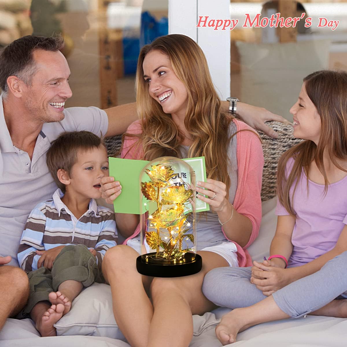 Beauty and The Beast Rose,Birthday Gifts for Women,Colorful Rainbow Up Rose in A Glass Dome,Gifts for Mom,Women,Wife's,Grandma Wife Anniversary,Valentines,Thanksgiving,Christmas,Wedding