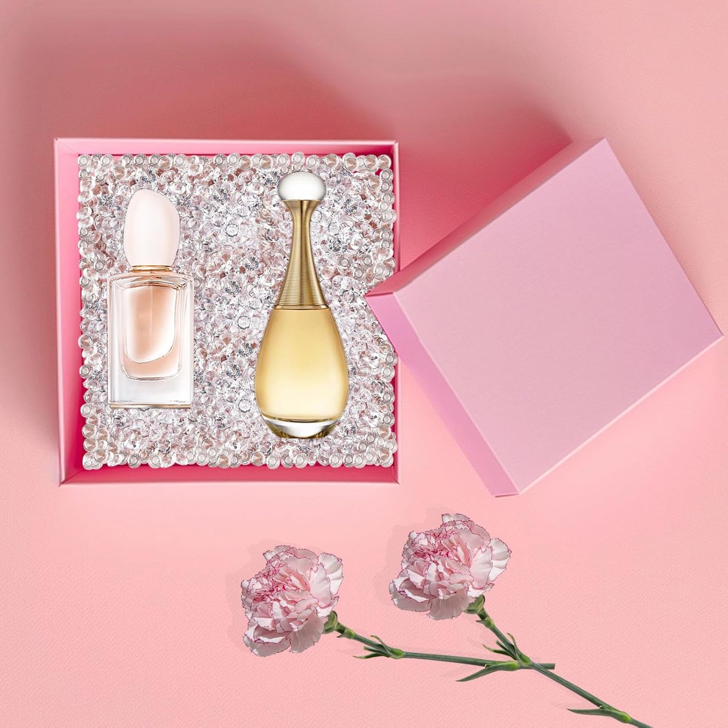 10000Pcs Crystal Acrylic Diamond Fake Gems Vase Filler, 4.5mm Faux Diamonds for Table Scatter Wedding Party, Bridal Shower, Birthday Decoration, Gold