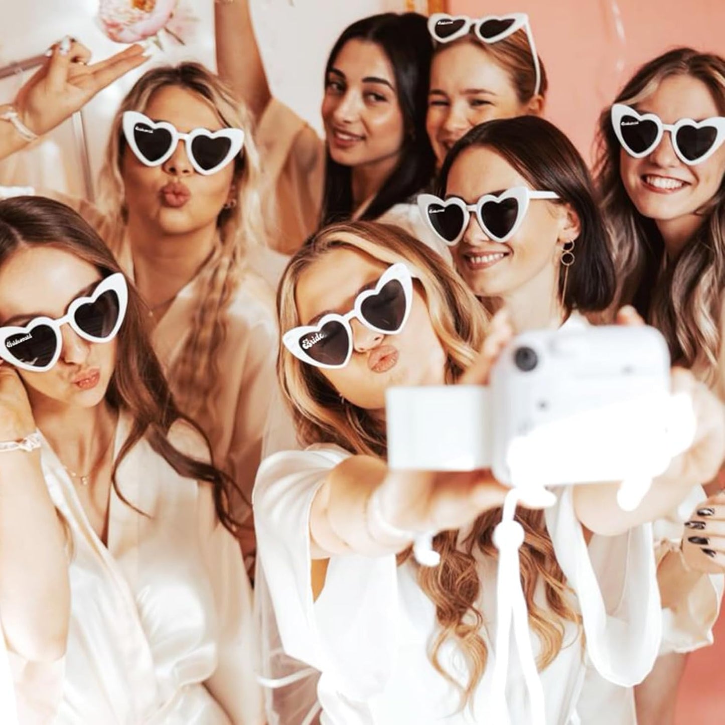 YOGFIT Heart Sunglasses for Women Fashion Classic Love Eye Protection Sunglasses Vintage Cute Heart Sunglasses