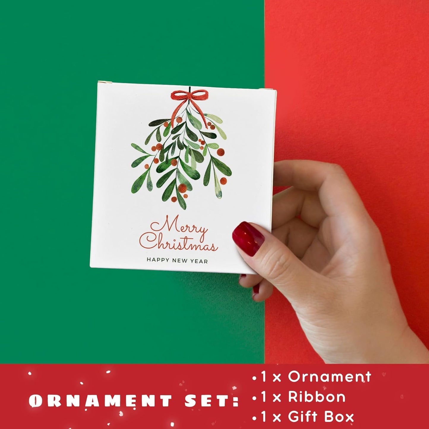 Pawzity Funny Christmas Ornaments - Funny Gifts for Xmas - Christmas Keepsake for Women, Men, Friends, Coworkers - Ceramic Ornament